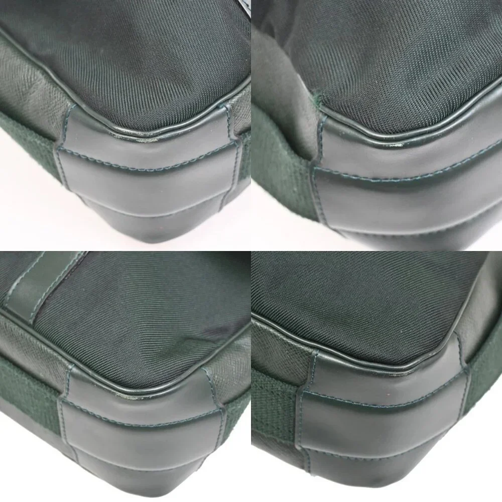 LOUIS VUITTON Delsou Shoulder Bag Taiga Leather Epicea Green GHW M30164 37ZA127 - Picture 14 of 16